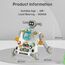 Teknum 3In1 Baby Walker Learning Table Game Panel With Musical Keyboard 6+ Months, Color: Grey, 6 image