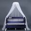 Teknum 4In1 Baby Bedside Co-Sleeper Bassinet Playpen With Rocker 0-3 Years 30Kg, Color: Blue, 8 image
