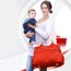 Sunveno Fashion Diaper Bag 17.7L With 15 Pockets And Shoulder Strap, Color: Orange, 2 image