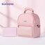 Sunveno Insulated Lunch Bag With Thermos Box 29.5Cm Dual Compartment, Color: pink, 4 image