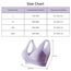 Sunveno Maternity Cross Fit Nursing & Sleep Bra, Color: Purple, Maternity Size: L, 15 image