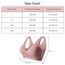 Sunveno Maternity Cross Fit Nursing & Sleep Bra, Color: Brown, Maternity Size: XXXXL, 15 image