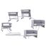 Teknum All-In-1 Bedside Crib Cot Playpen Sofa Expansion Pack 0-4 Years 100Kg, Color: Grey