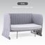 Teknum All-In-1 Bedside Crib Cot Playpen Sofa Expansion Pack 0-4 Years 100Kg, Color: Grey, 4 image