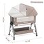 Teknum Sleepzen 1 Bedside Crib 0-2 Years, Color: Ivory, 11 image