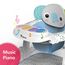 Teknum Baby Portable Dining Feeding Chair Recliner Activity Chair 6–30 Months Up To 12Kg, Color: White & Baby Blue, 8 image