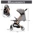 Teknum Explorer Travel Stroller Lightweight Cabin Friendly 6–36 Months Up To 15Kg, Color: Melange Grey, 15 image