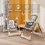 Teknum 5-In-1 Swing With High Chair Lockable Wheels 6–36 Months Up To 20Kg, Color: Grey, 3 image