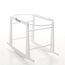 Teknum Wicker Pod Moses Basket Rocker Stand White New Zealand Pine Wood Up To 30Kg, 2 image