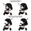 Teknum Reversible Trip Baby Stroller 6–36 Months Up To 15Kg, Color: Black, 5 image