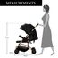 Teknum Reversible Trip Baby Stroller 6–36 Months Up To 15Kg, Color: Black, 14 image