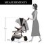 Teknum Reversible Trip Baby Stroller 6–36 Months Up To 15Kg, Color: Grey, 14 image