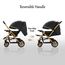 Teknum Reversible Trip2 Baby Stroller 0–36 Months Up To 22Kg, Color: Black, 4 image