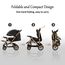Teknum Reversible Trip2 Baby Stroller 0–36 Months Up To 22Kg, Color: Black, 8 image