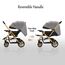 Teknum Reversible Trip2 Baby Stroller 0–36 Months Up To 22Kg, Color: Grey, 4 image