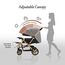 Teknum Reversible Trip2 Baby Stroller 0–36 Months Up To 22Kg, Color: Grey, 12 image