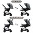 Teknum Look At Me Reversible Baby Stroller 0–36 Months Up To 15Kg, Color: Grey, 2 image