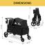 Teknum Fellow Wagon Stroller For 2 Kids With Snack Tray 6-36 Months, 7 image