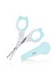 Babyjem 2-Piece Nail Scissors with Case Set for Babies 0 Months+, Color: Blue