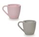 Melii Silicone Bear Mug 2 Pack, Color: Pink & Grey