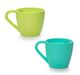 Melii Silicone Bear Mug 2 Pack, Color: Mint & Turquoise