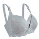 Okus Elegant Seamless Maternity & Nursing Bra, Color: Light Grey, Maternity Size: XL