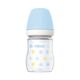 Farlin Grow With Colors PP Wide Neck Bottle Feeding 150ml 0M+, Color: Blue