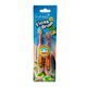 Brush-Baby FlossBrush Toothbrush for Kids 3–6 Years - Multicolor
