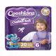 Cushion Soft Baby Diapers Size 6 20 Count Super Soft Cover Stretchy Fit Leak Guard Quick Absorb Core Hypoallergenic for 16 kg+ 35+ lbs Babies