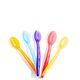 Babyjem Transparent Cup Spoon Set 5 Pieces 4+ Months - Multicolor