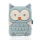Babyjem Cherry Seeds Filled Velvet Colic Owl Shaped Pillow 0 Months+, Color: Green