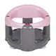 Babyjem Anti-Slip Baby Bath & Feeding Seat 6+ Months, Color: Grey & Pink