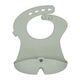 B.Box Silicone Bib with Stay Open Catcher, Color: Mint Green