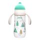 Farlin Grow With Colors PP Wide Neck Drinking Cup with Handle 270ml 6M+ Sliding Lid, Color: Green