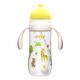 Farlin Grow With Colors PP Wide Neck Drinking Cup with Handle 270ml 6M+ Sliding Lid, Color: yellow