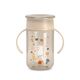 Suavinex Baby Training Cup for Babies 12M+ Leak Proof 360° Perfect Spill-proof for Drinking from Any Side of the Rim without Getting Wet 340ml, Color: Beige
