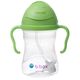 b.box Sippy Cup | Drink from Any Angle | Fliptop, Weighted Straw, Leak Proof & Easy Grip | From 6m+ | 240ml, Color: Green