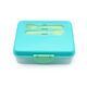 Melii 2 Tier Bento Lunch Box, Color: Turquoise