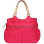 Sunveno Fashion Diaper Bag 17.7L With 15 Pockets And Shoulder Strap, Color: red
