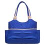 Sunveno Fashion Diaper Tote Bag 21.5L With 11 Pockets And Shoulder Strap, Color: Blue