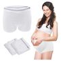 Sunveno Postpartum Mesh Underwear 2 Pieces, Color: White, Maternity Size: S