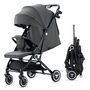 Teknum Travel Cabin Baby Stroller With Coffee Cup Holder 0–48 Months Up To 22Kg, Color: Slate Grey