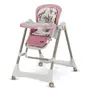 Teknum 5-In-1 Swing With High Chair Lockable Wheels 6–36 Months Up To 20Kg, Color: pink