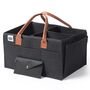 Little Story Diaper Caddy With Pouch Medium, Color: Black