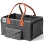 Little Story Diaper Caddy With Pouch Medium, Color: Grey