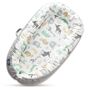 Little Story Soft Breathable Fiberfill Newborn Lounger Bed, Color: Animal Printed