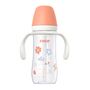 Farlin Grow With Colors PP Wide Neck Drinking Cup with Handle 270ml 6M+, Color: Orange