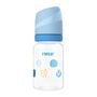 Farlin Grow With Colors PP Standard Neck Bottle Feeding 140ml 0M+, Color: Blue