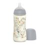Suavinex Wonderland Polyamide Baby Bottle with Dense Flow Physiological Teat 360ml 6+ Months, Color: Blue