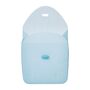 b.box Silicone Lunch Pocket Reusable Silicone Sandwich Pouch, Color: Ocean